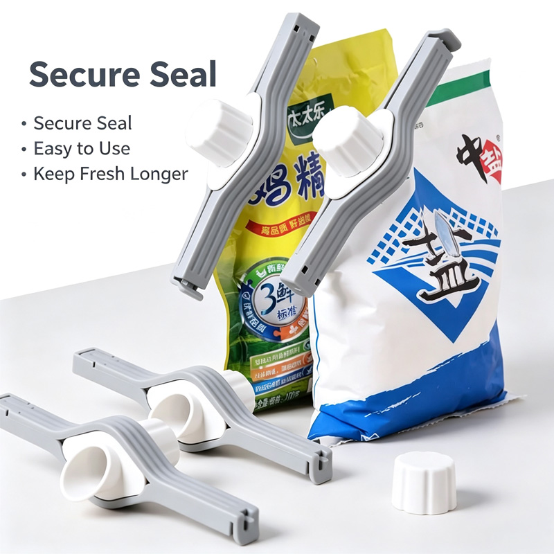 Food Storage Zip Lock Bags - Clip per Sacchetti Alimentari da Cucina,