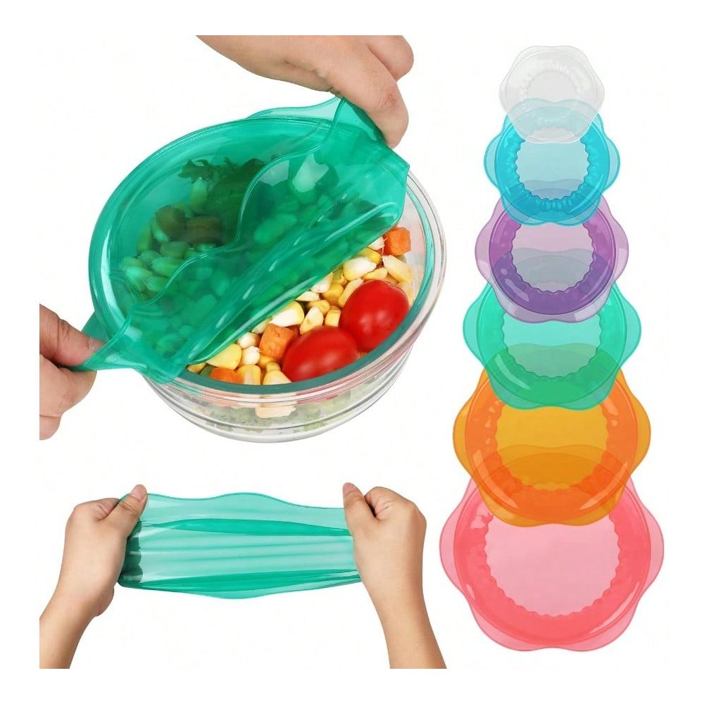 Silicone Stretch Lid - Coperchi Estensibili per la Conservazione degli