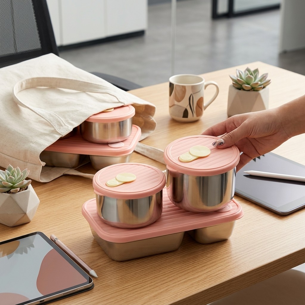 Food Storage Underground - Set di Contenitori per Pranzo in