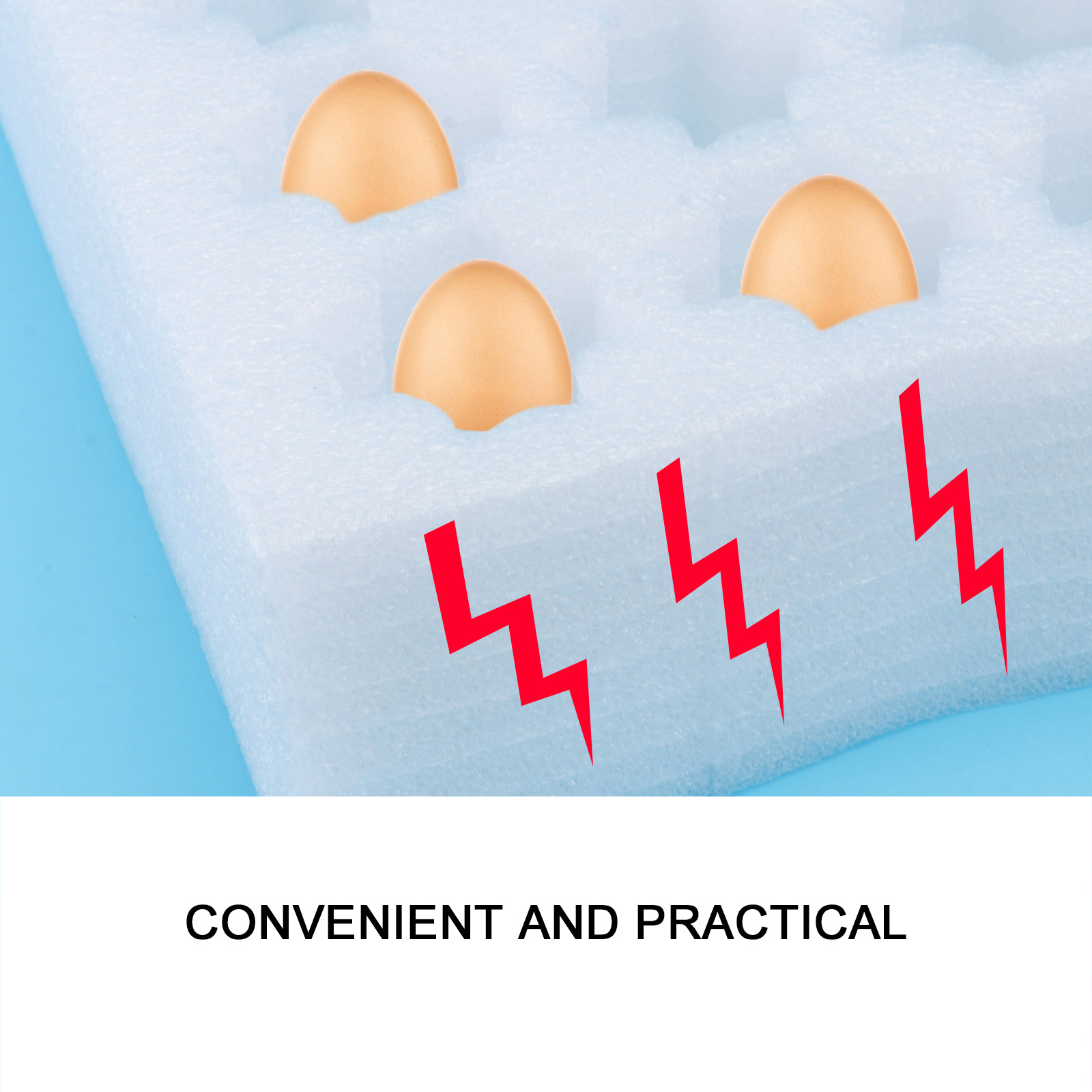Egg Storage Holder - Portauova antiurto da 2 pezzi Contenitore