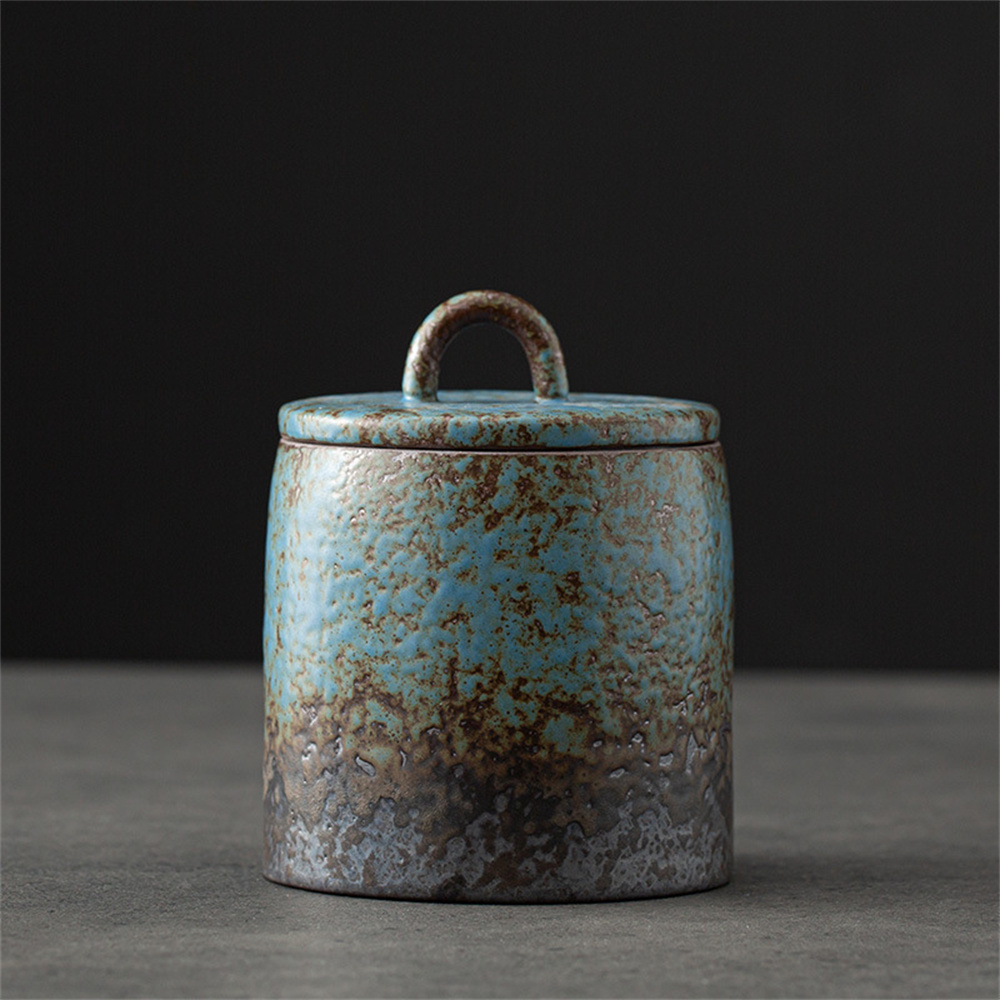Food Storage With Dividers - Contenitore per tè in ceramica Barattolo