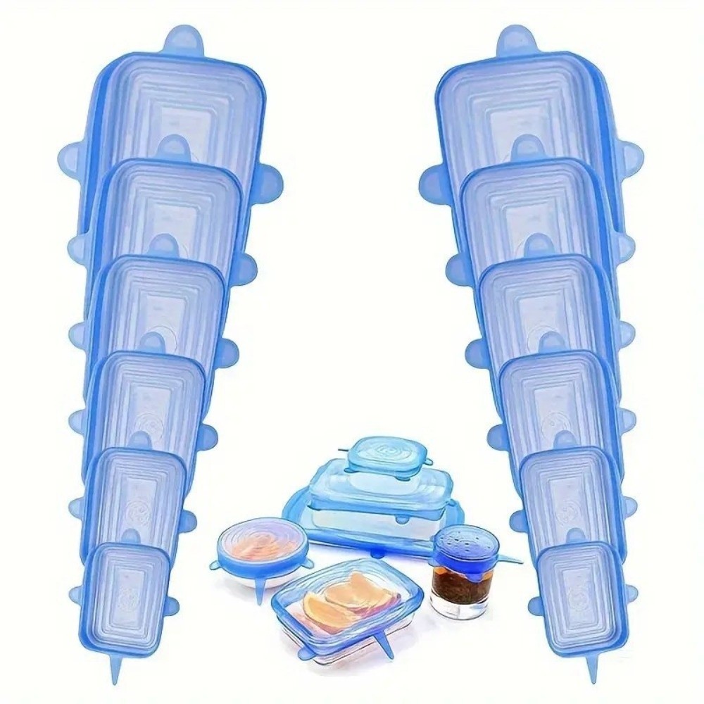 Silicone Stretch Lid - Set di 6 Coperchi in Silicone