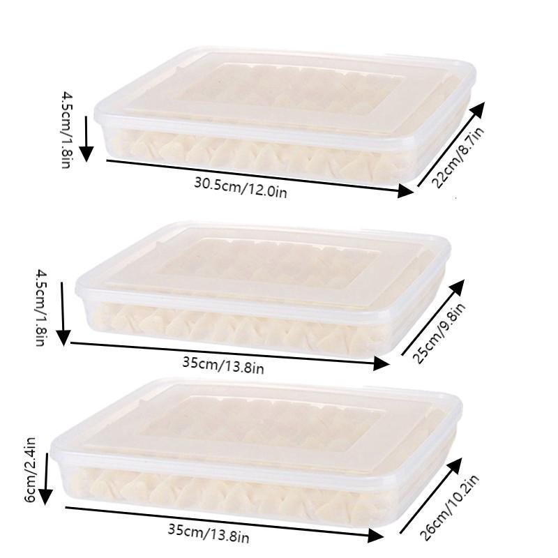 Storage Food Tray - Contenitore Trasparente per Alimenti, Organizer per
