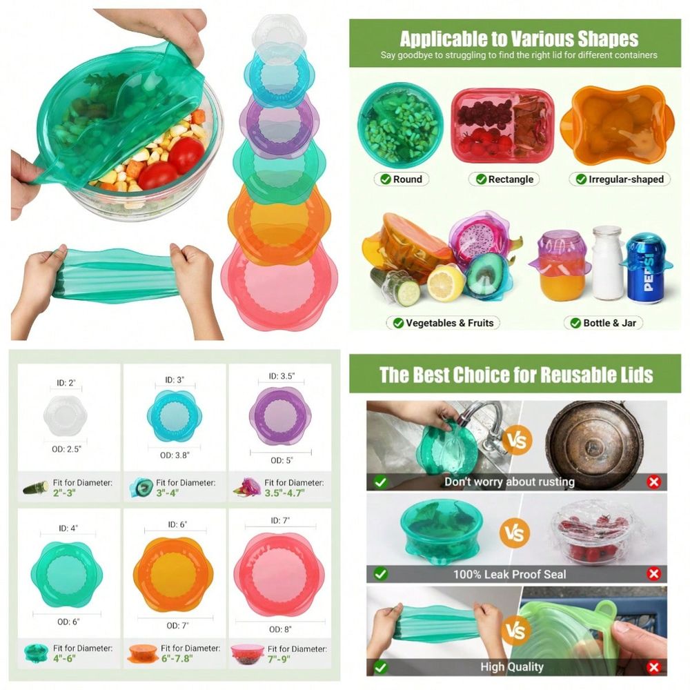Coperchi Estensibili per la Co - Silicone Stretch Lid recensione e prezzo