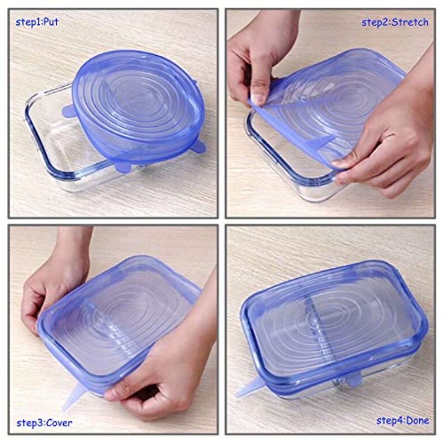 Set di 12 coperchi elastici in - Silicone Stretch Lid recensione e prezzo