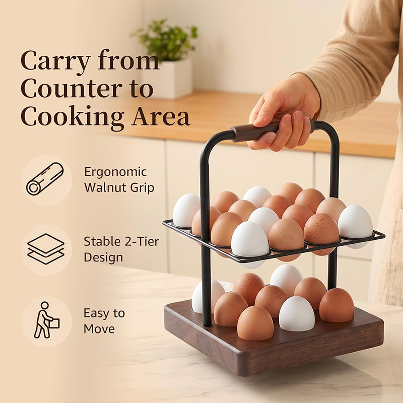 Portauova da Cucina Stile Rust - Egg Storage Holder recensione e prezzo