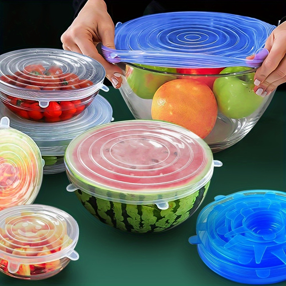 6 coperchi in silicone riutili - Silicone Stretch Lid recensione e prezzo